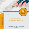 Apostila Assistente de Posto de Coleta Prefeitura de Carmo da Mata MG 2026