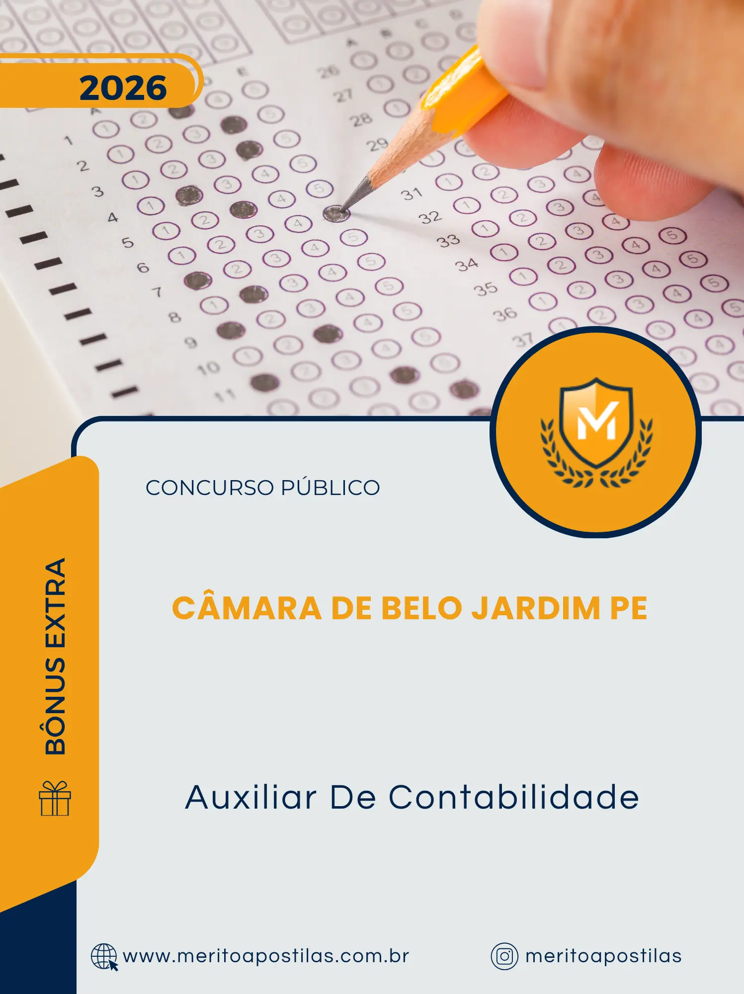 Apostila Auxiliar De Contabilidade Câmara de Belo Jardim PE 2026