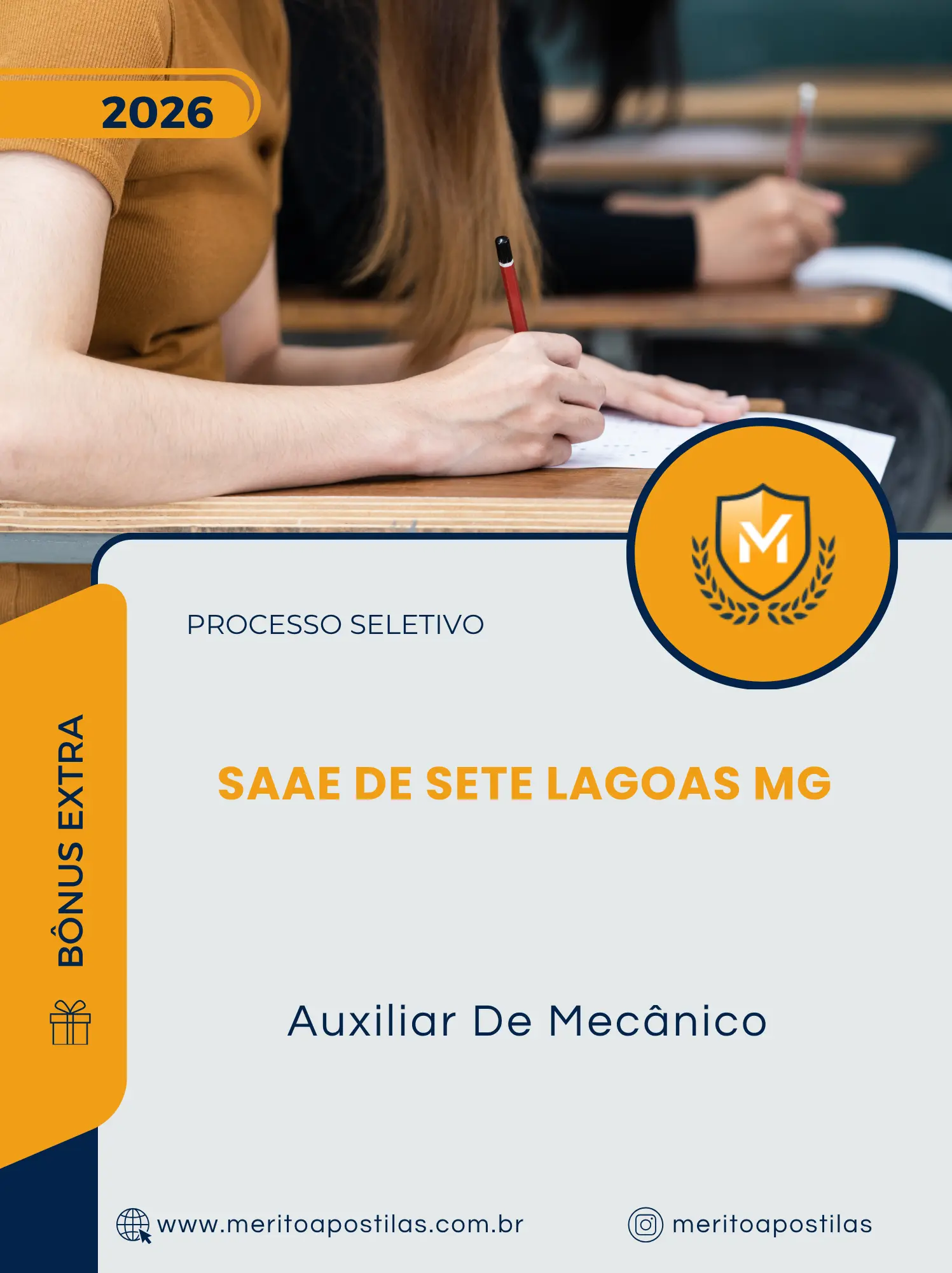 Apostila Auxiliar De Mecânico Processo Seletivo SAAE de Sete Lagoas MG 2026