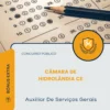 Apostila Auxiliar De Serviços Gerais Câmara de Hidrolândia CE 2026