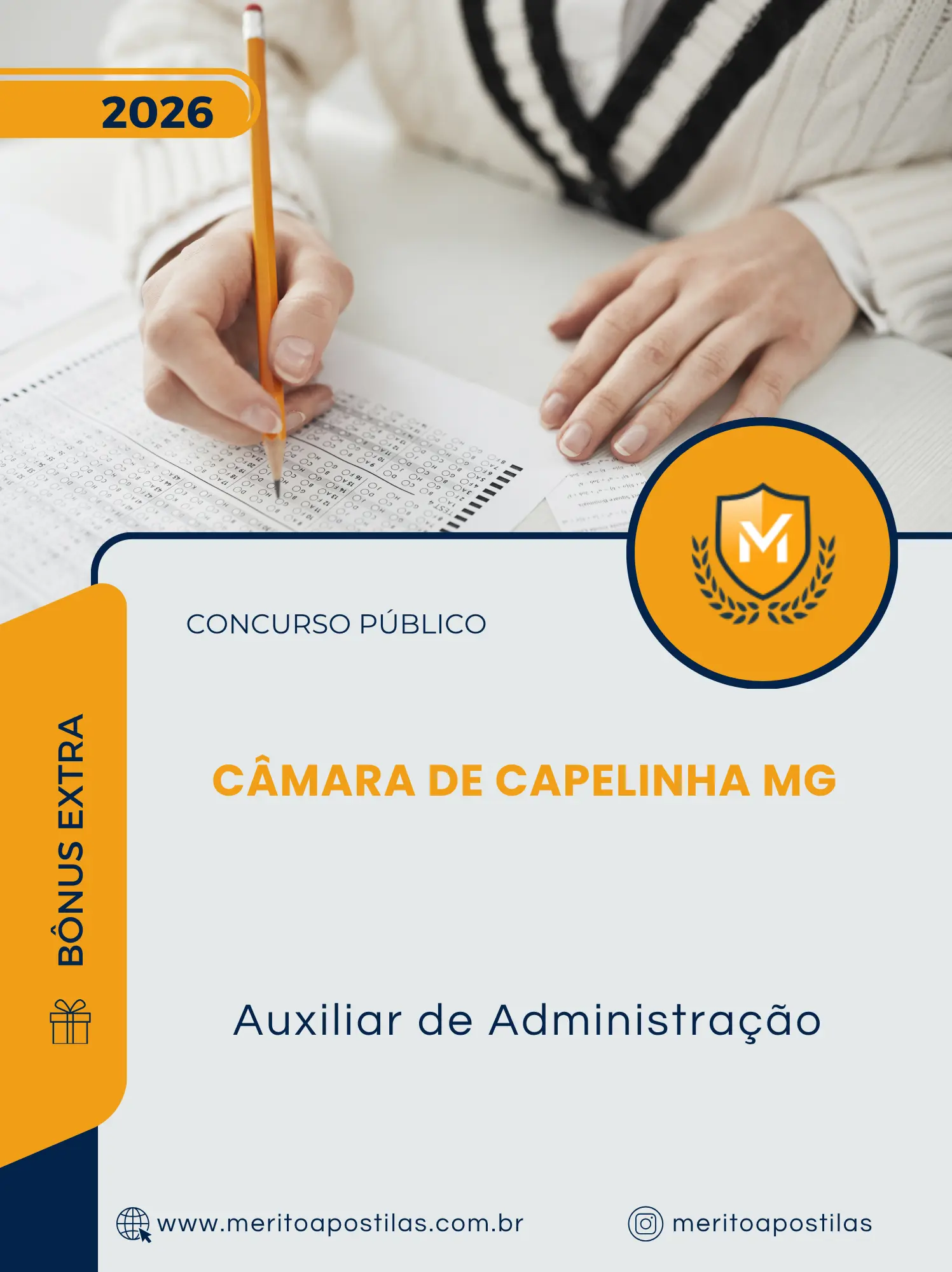 Apostila Auxiliar de Administração Câmara de Capelinha MG 2026