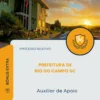 Apostila Auxiliar de Apoio Prefeitura de Rio do Campo SC 2026