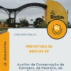 Apostila Auxiliar de Conservação de Estradas de Pedreiro de Carpinteiro e de Pavimentador Prefeitura de Brotas SP 2026