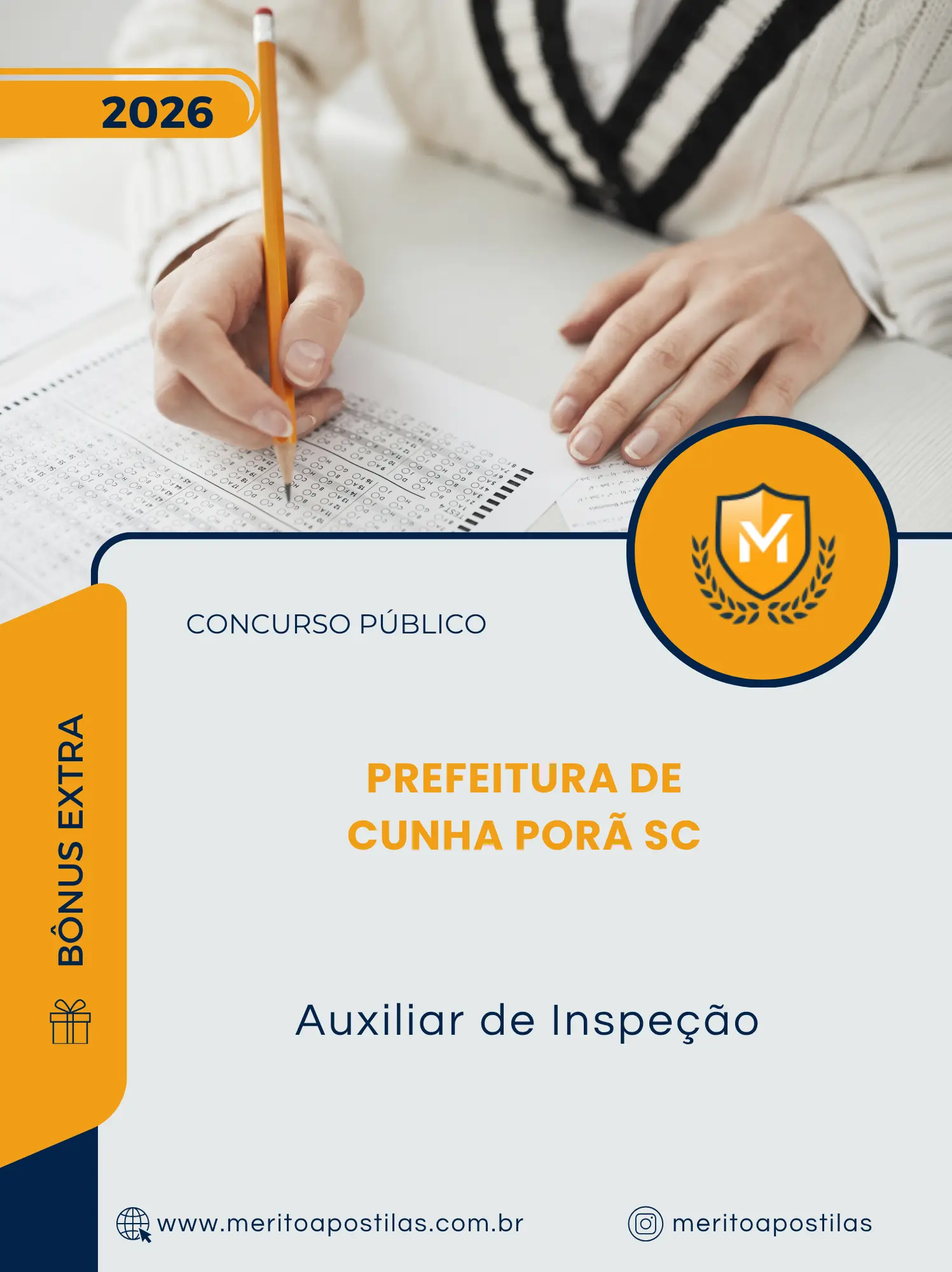 Apostila Auxiliar de Inspeção Prefeitura de Cunha Porã SC 2026