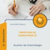Apostila Auxiliar de Odontologia Prefeitura de Cunha Porã SC 2026