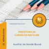 Apostila Auxiliar de Saúde Bucal Prefeitura de Carmo da Mata MG 2026
