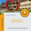Apostila Auxiliar de Serviços Gerais Prefeitura de Arroio Trinta SC 2026