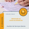 Apostila Auxiliar de Serviços Gerais Prefeitura de Lagoa de Pedras RN 2026
