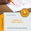 Apostila Auxiliar de Serviços Gerais Câmara de Araguatins TO 2026