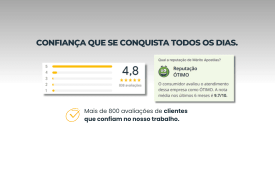 mérito apostilas