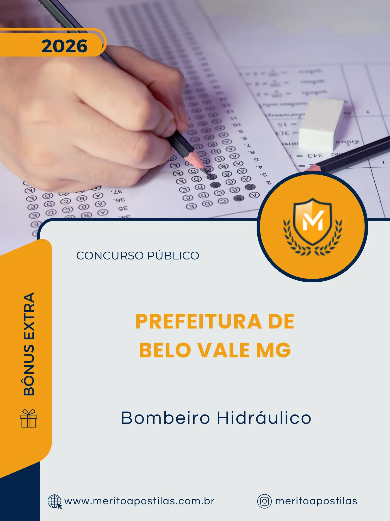 Apostila Bombeiro Hidráulico Prefeitura de Belo Vale MG 2026