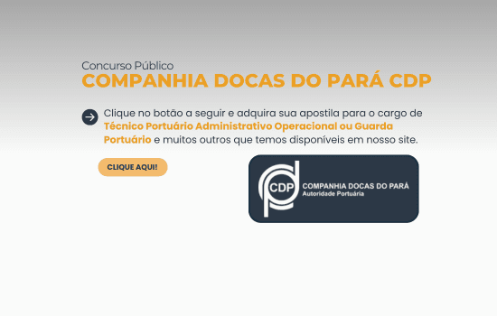 Concurso Público Companhia Docas do Pará CDP 2026