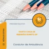 Apostila Condutor de Ambulância Processo Seletivo Santa Casa de Ribeirão Bonito SP 2026