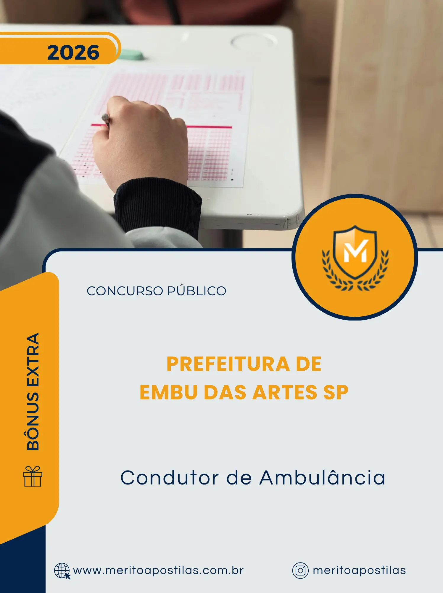 Apostila Condutor de Ambulância Prefeitura de Embu das Artes SP 2026