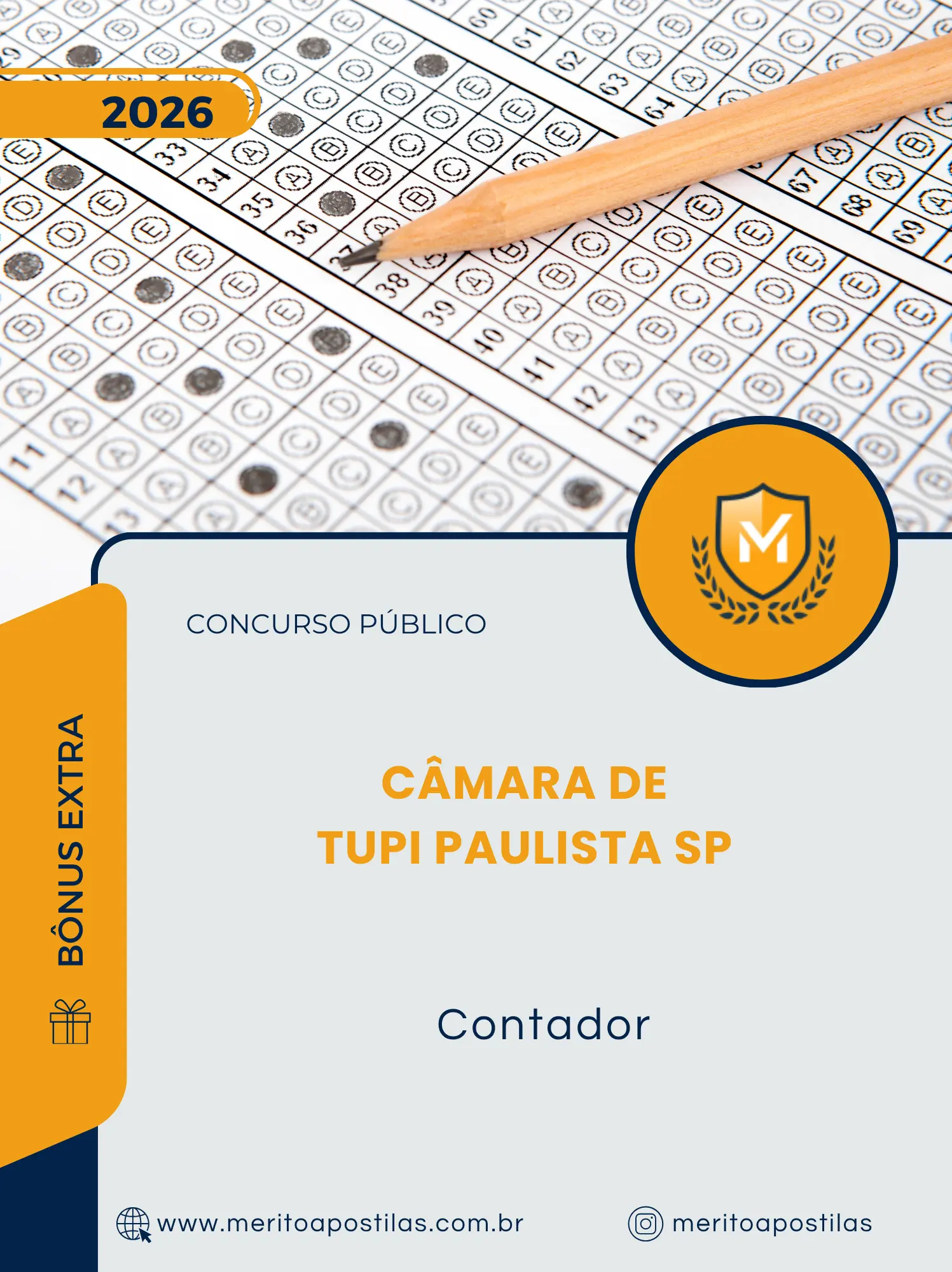 Apostila Contador Câmara de Tupi Paulista SP 2026