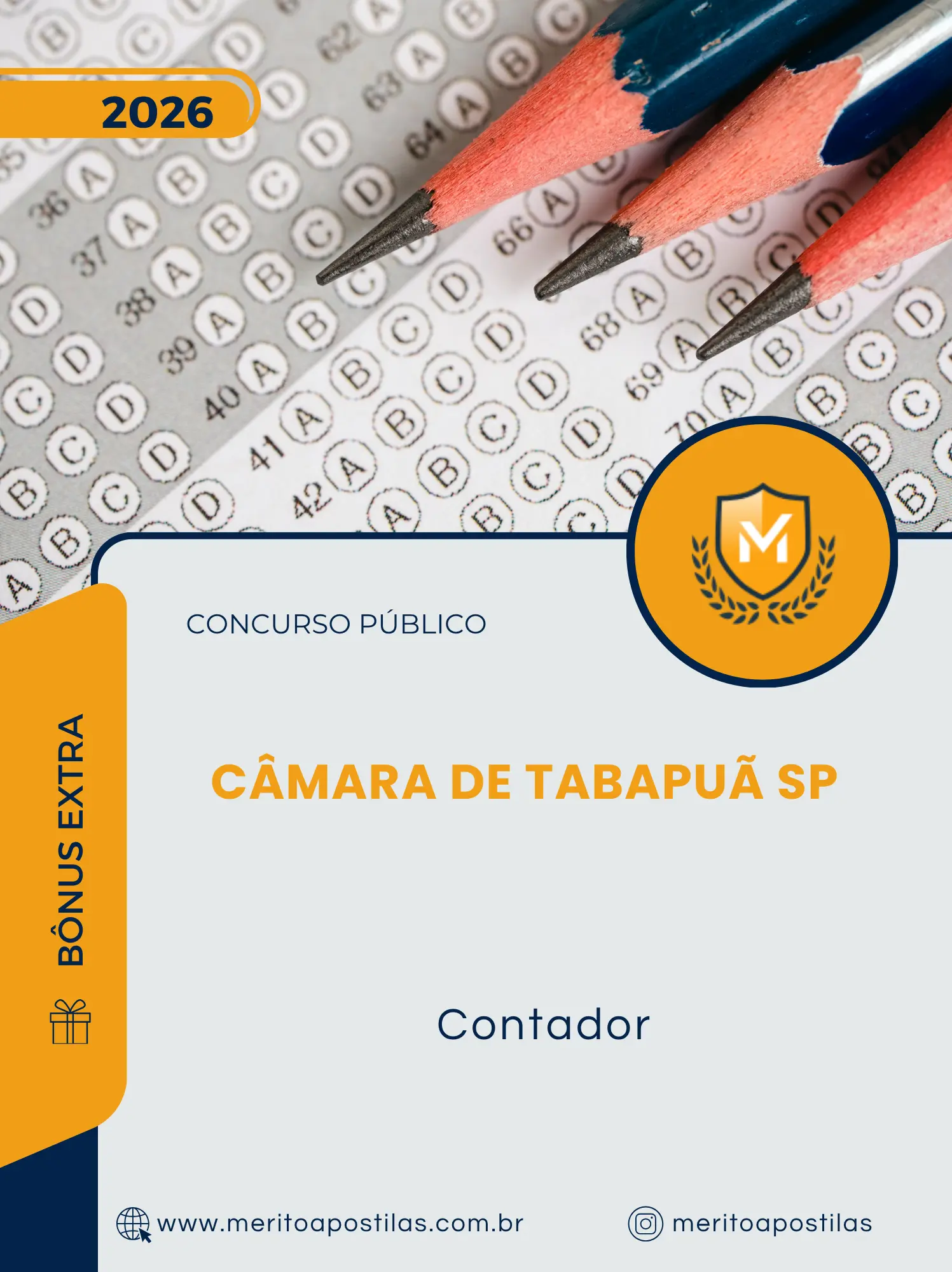 Apostila Contador Câmara de Tabapuã SP 2026