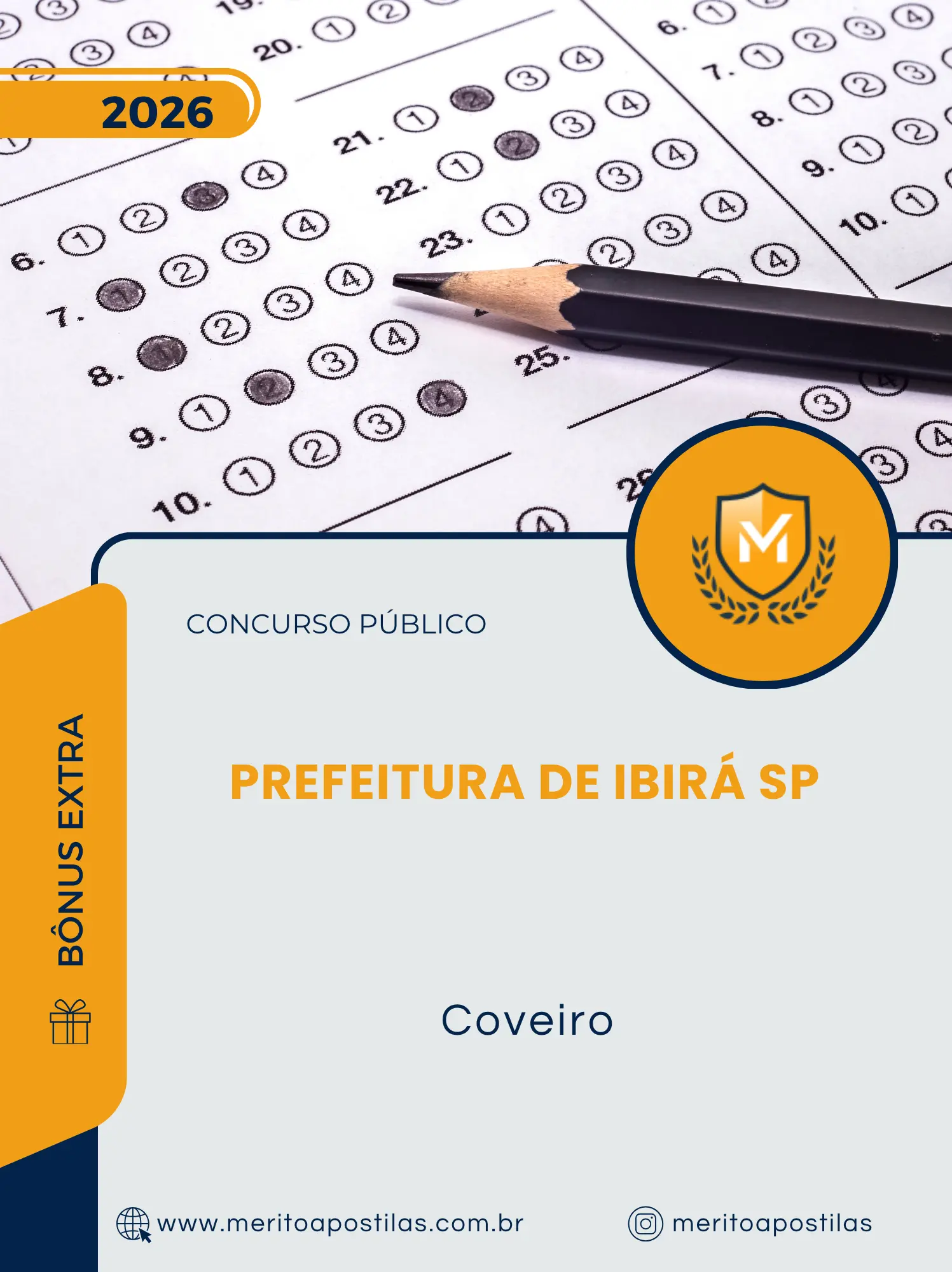 Apostila Coveiro Prefeitura de Ibirá SP 2026