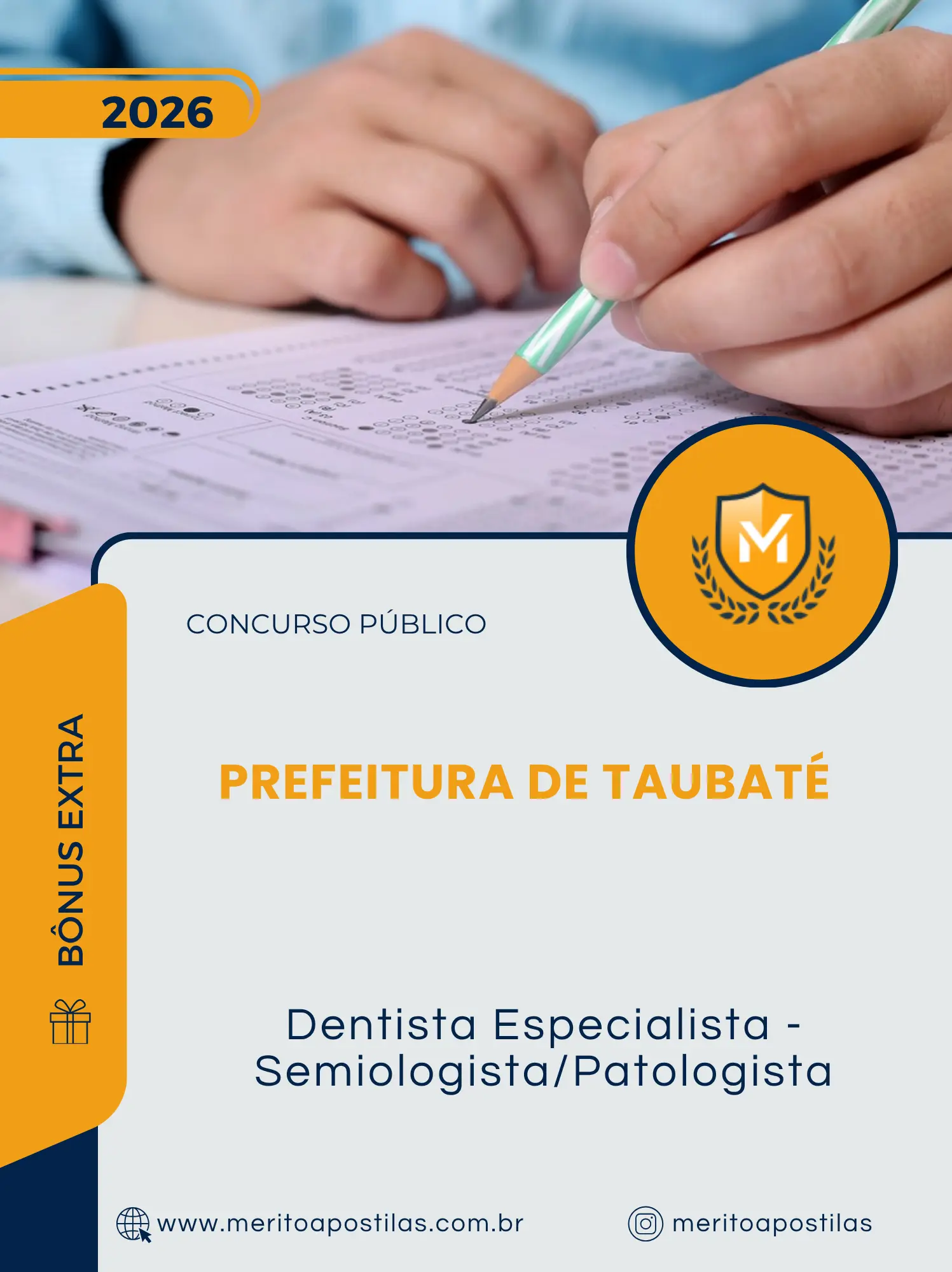 Apostila Dentista Especialista Semiologista Patologista Prefeitura de Taubaté SP 2026