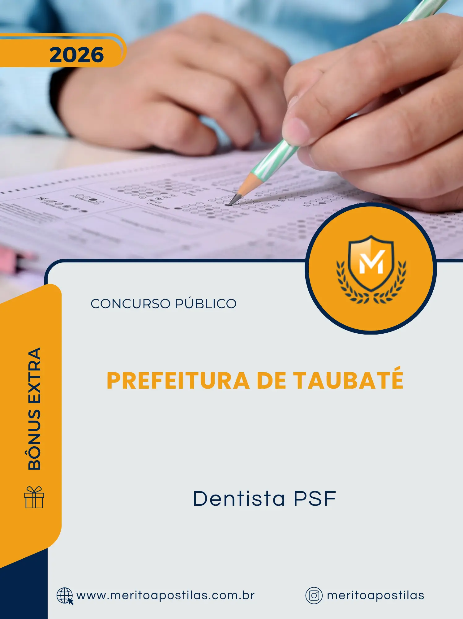 Apostila Dentista PSF Prefeitura de Taubaté SP 2026