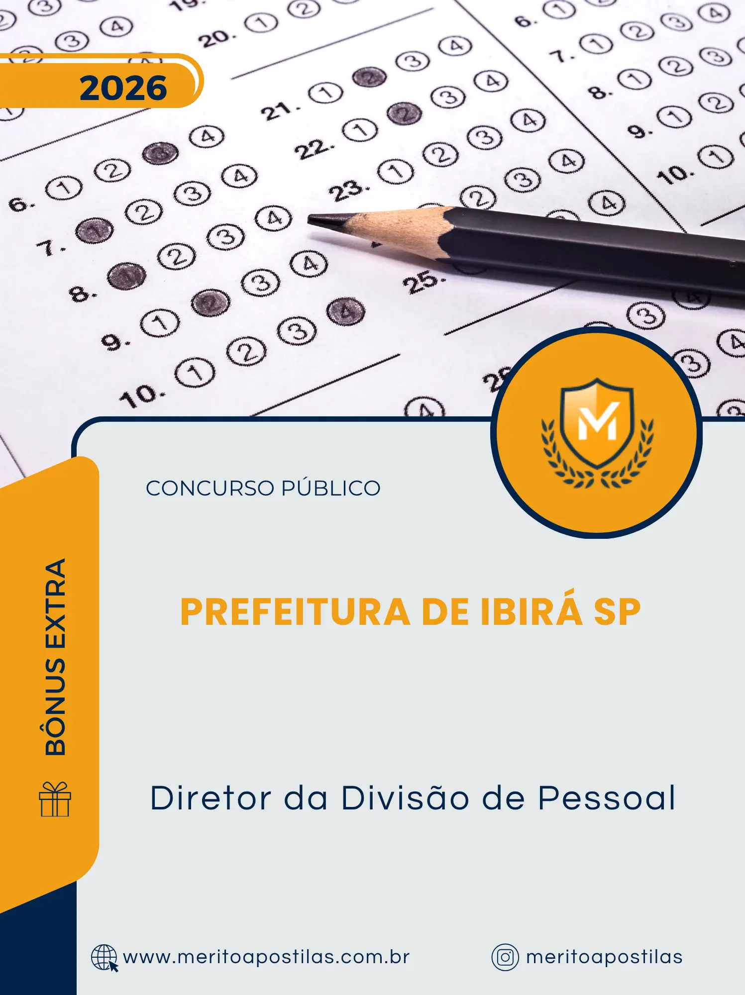 Apostila Diretor da Divisão de Pessoal Prefeitura de Ibirá SP 2026