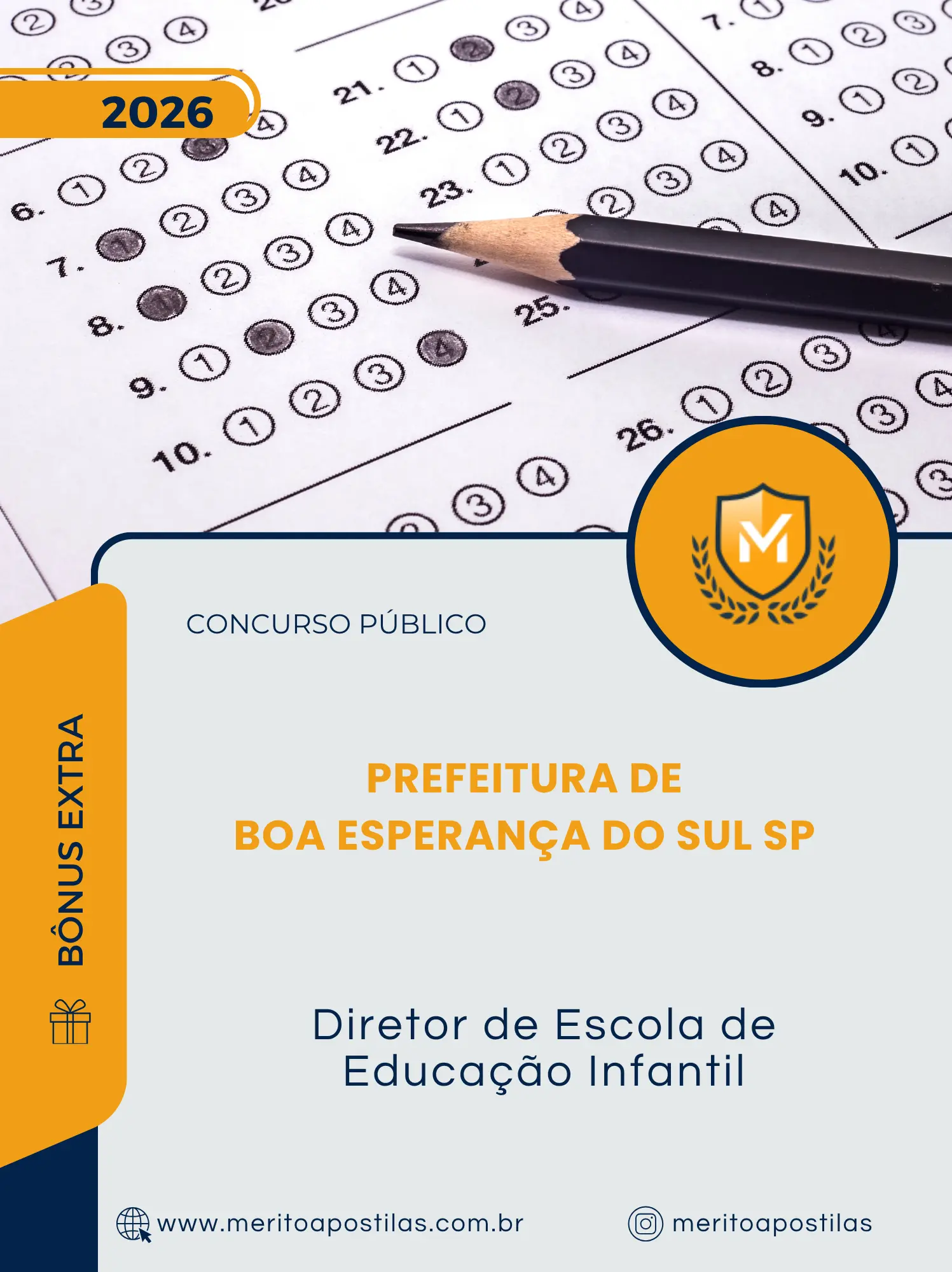 Apostila Diretor de Escola de Educação Infantil Prefeitura de Boa Esperança do Sul SP 2026