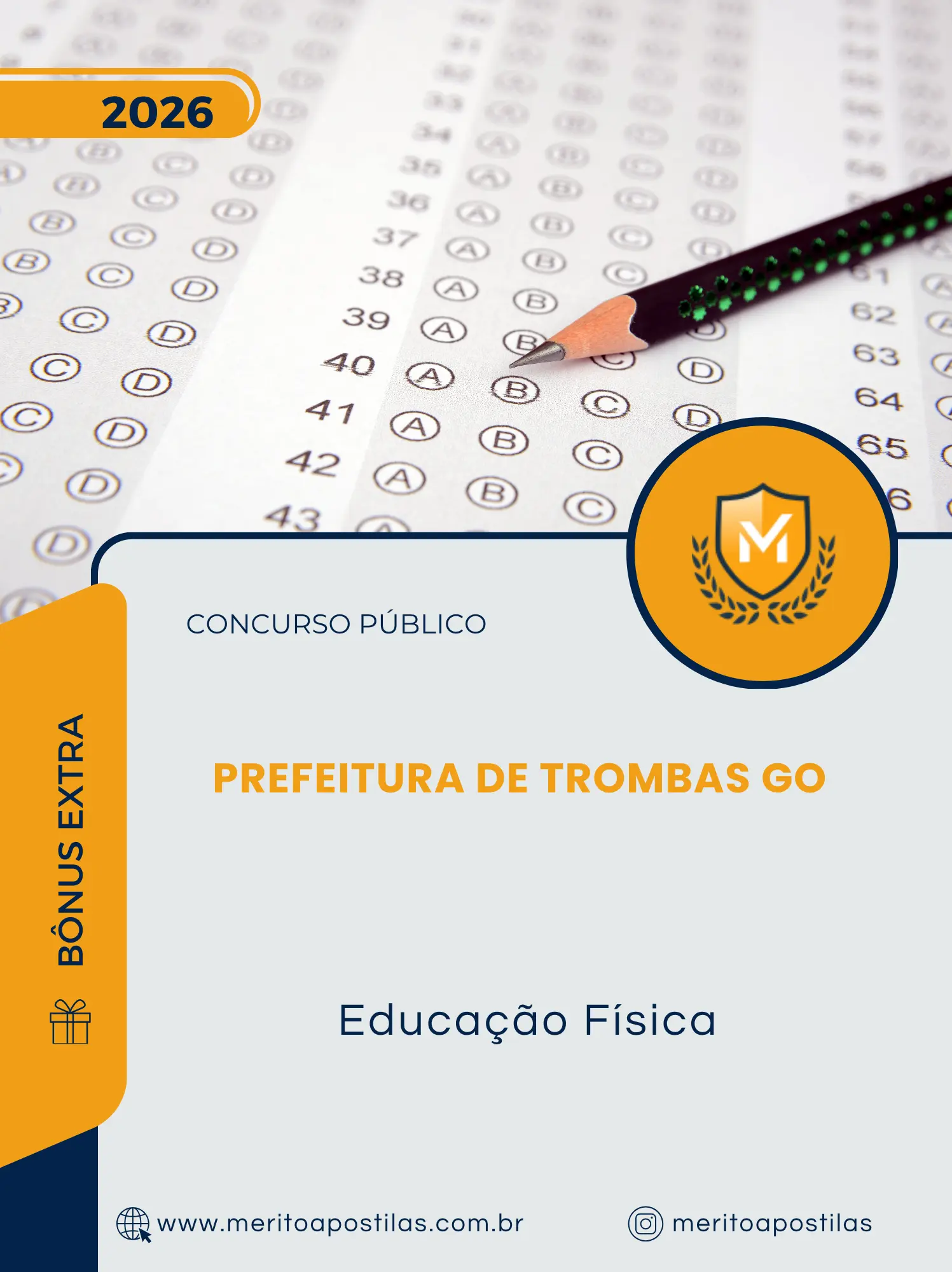 Apostila Educação Física Prefeitura de Trombas GO 2026
