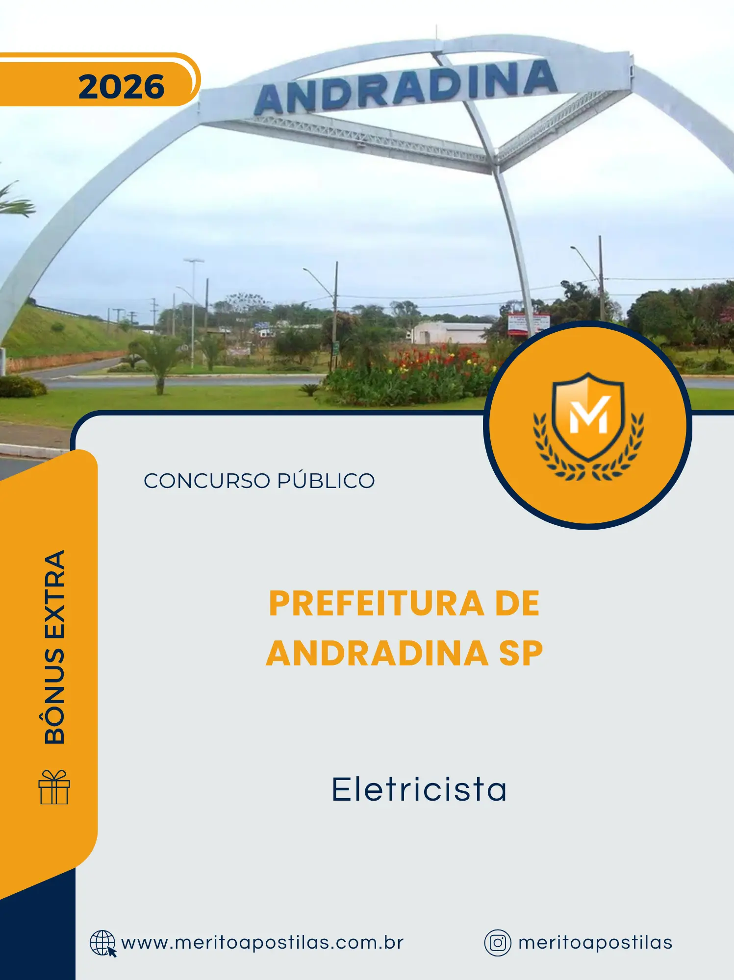 Apostila Eletricista Prefeitura de Andradina SP 2026