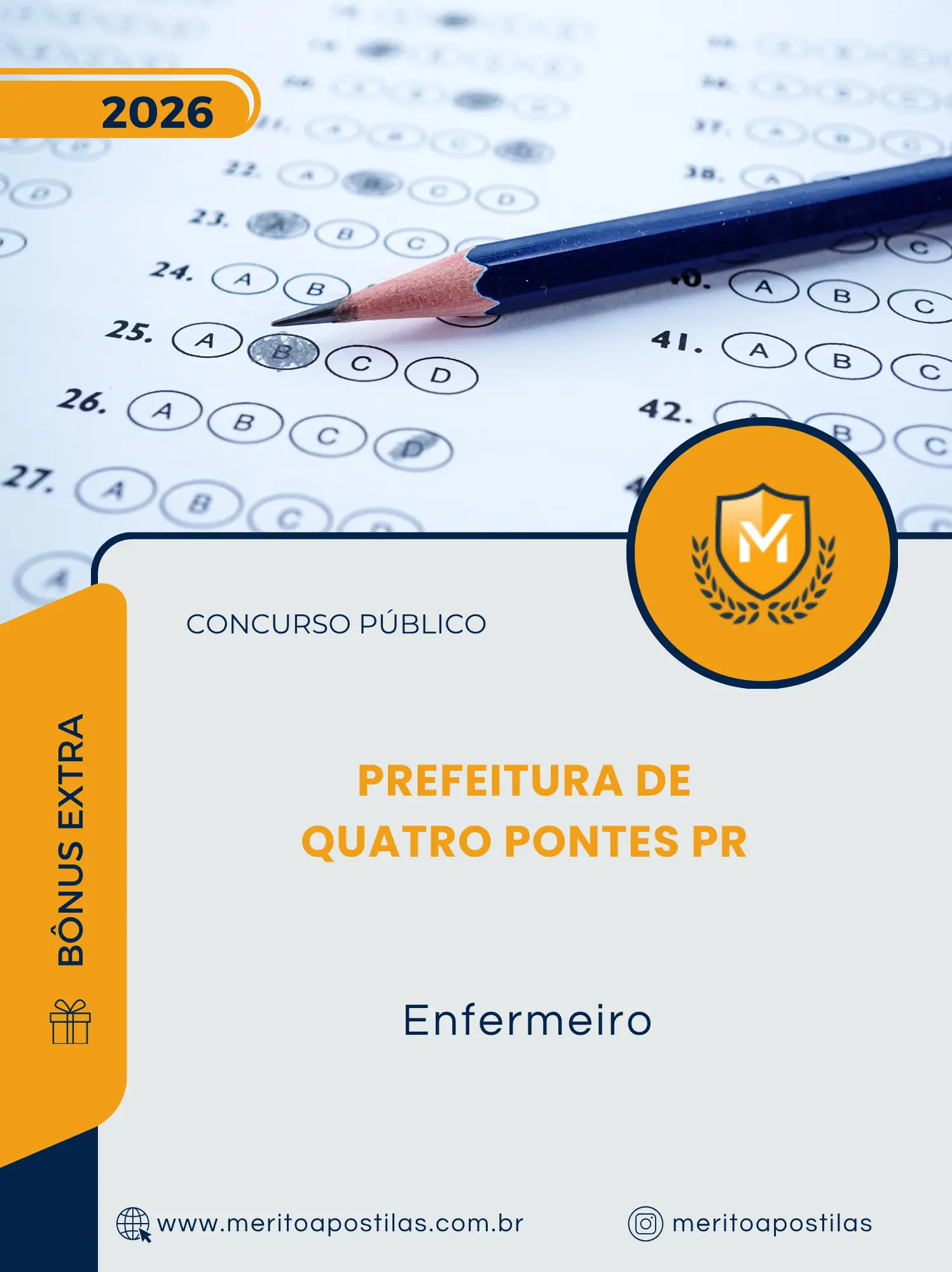 Apostila Enfermeiro Prefeitura de Quatro Pontes PR 2026