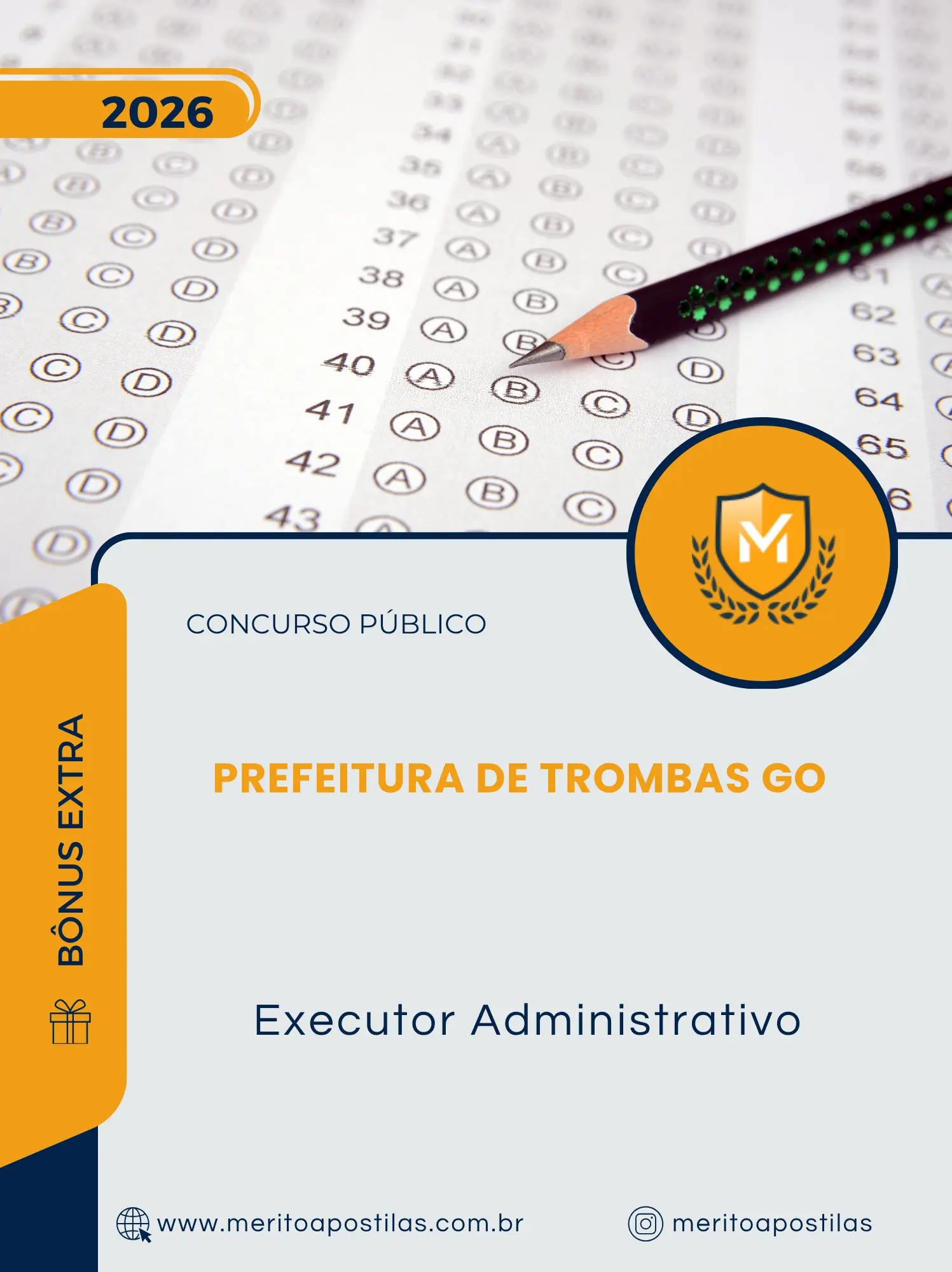 Apostila Executor Administrativo Prefeitura de Trombas GO 2026
