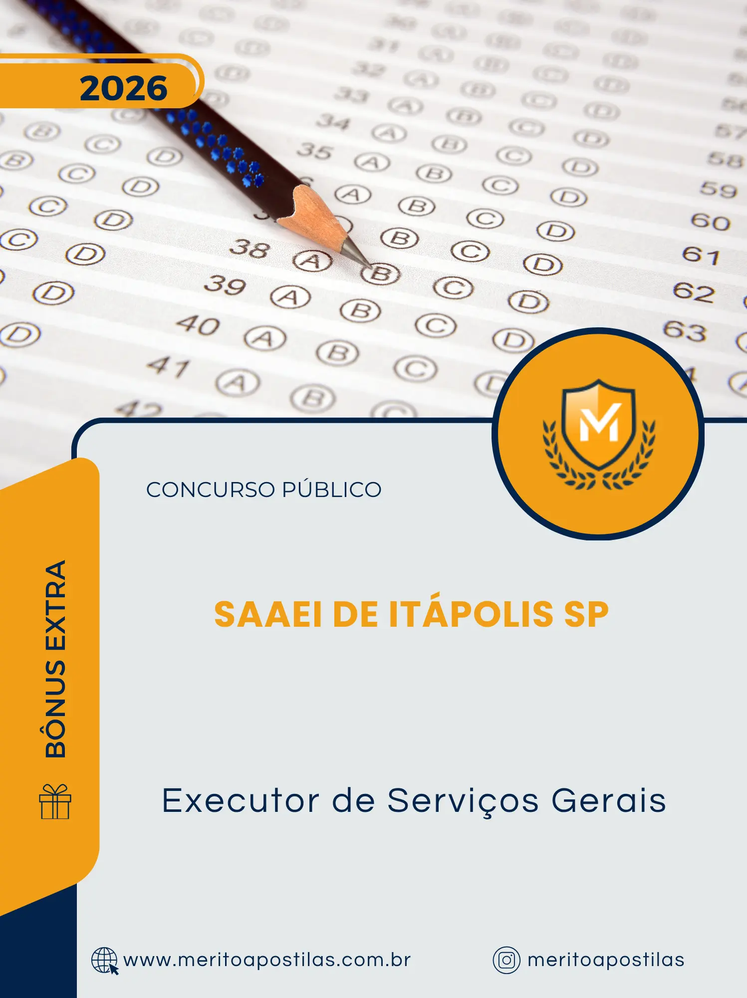 Apostila Executor de Serviços Gerais Concurso Público SAAEI de Itápolis SP 2026