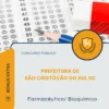 Apostila Farmacêutico Bioquímico Prefeitura de São Cristóvão do Sul SC 2026