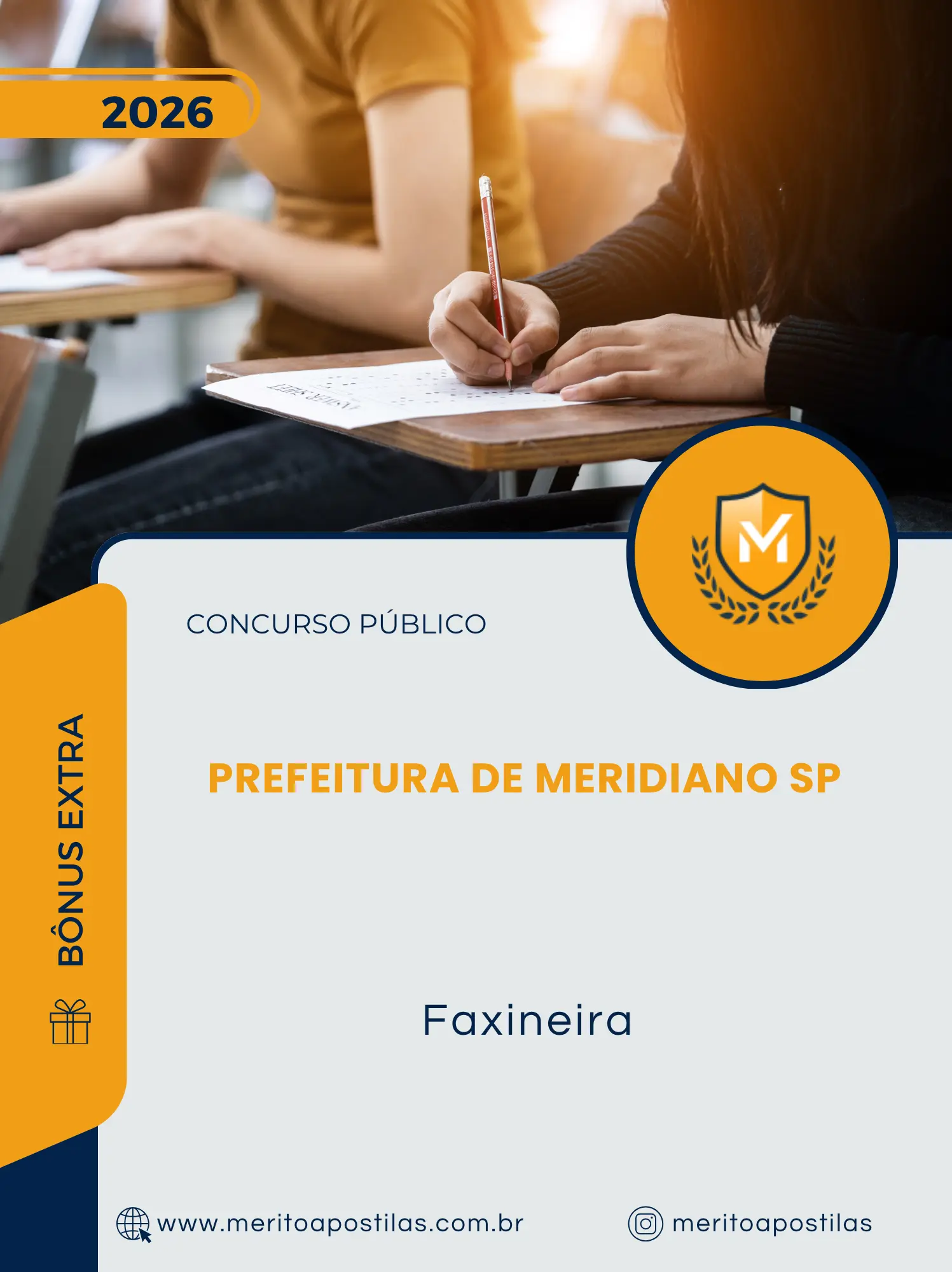 Apostila Faxineira Prefeitura de Meridiano SP 2026
