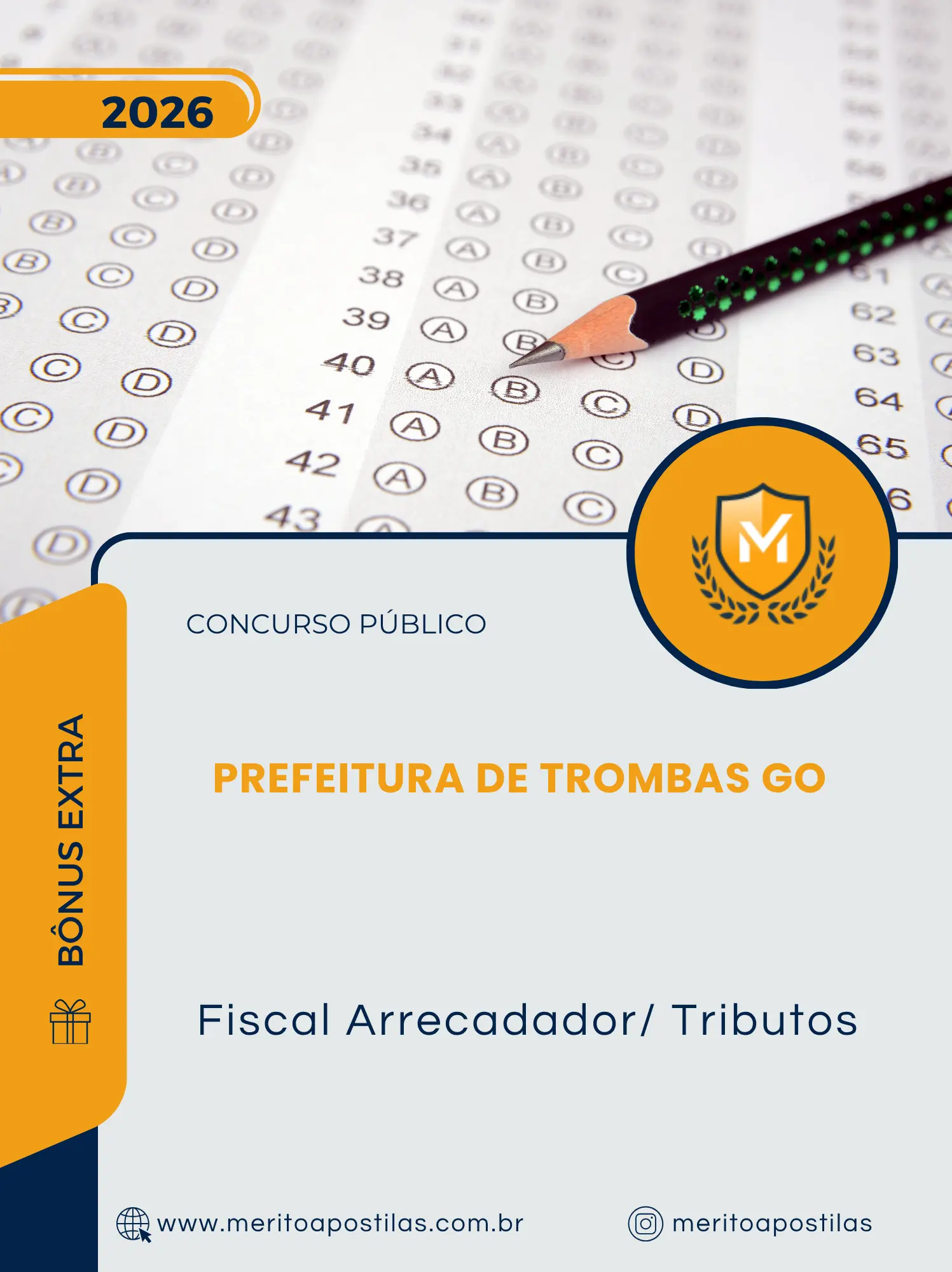 Apostila Fiscal Arrecadador Tributos Prefeitura de Trombas GO 2026