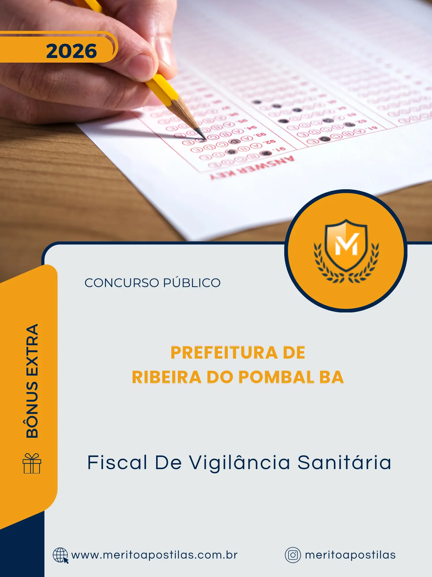 Apostila Fiscal De Vigilância Sanitária Prefeitura de Ribeira do Pombal BA 2026