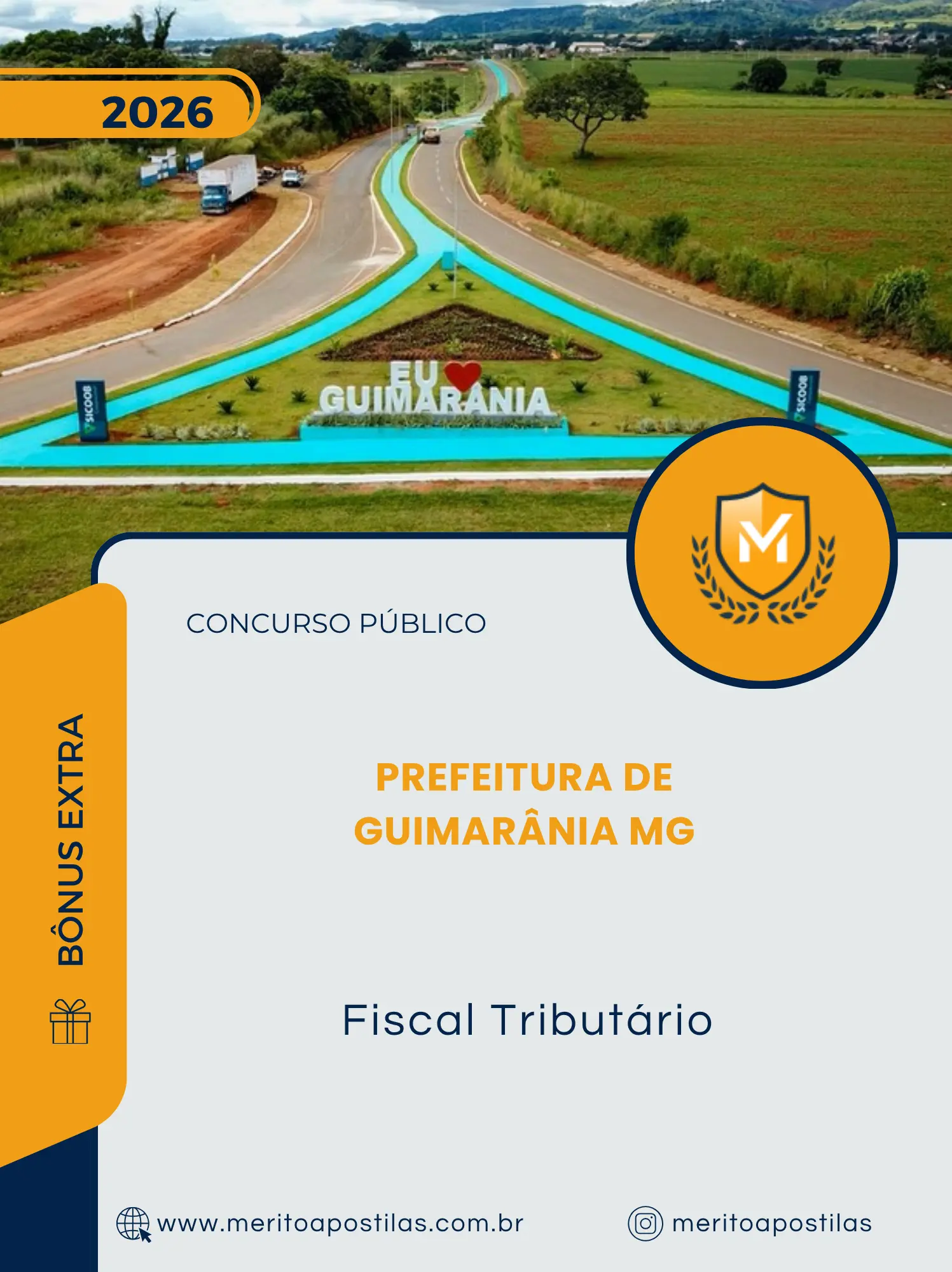 Apostila Fiscal Tributário Prefeitura de Guimarânia MG 2026