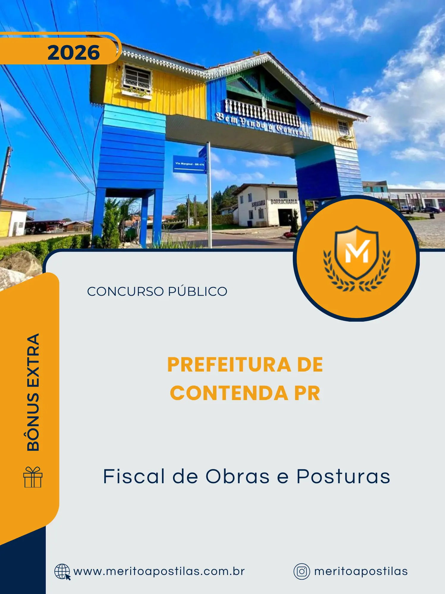 Apostila Fiscal de Obras e Posturas Prefeitura de Contenda PR 2026