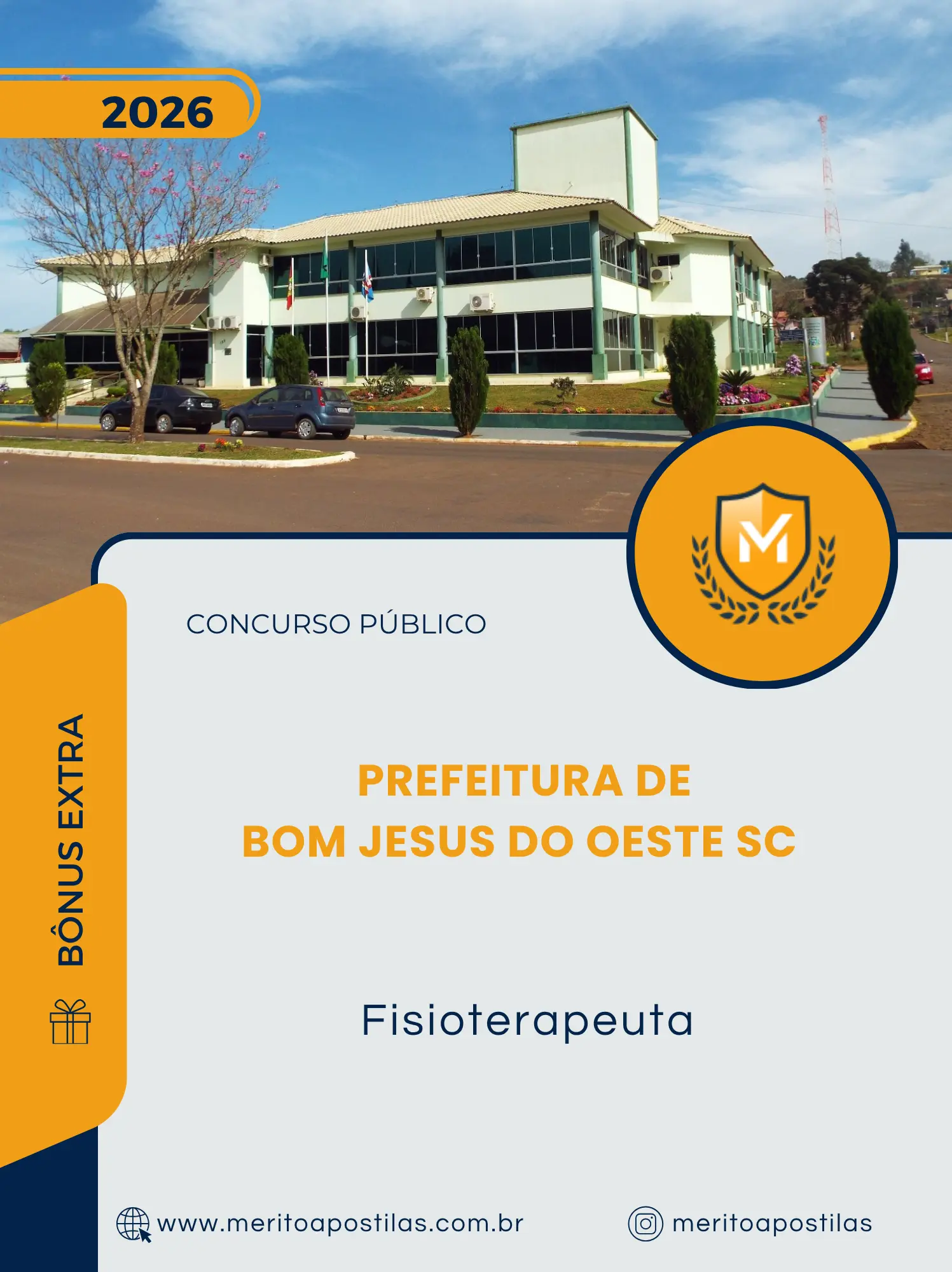 Apostila Fisioterapeuta Prefeitura de Bom Jesus do Oeste SC 2026