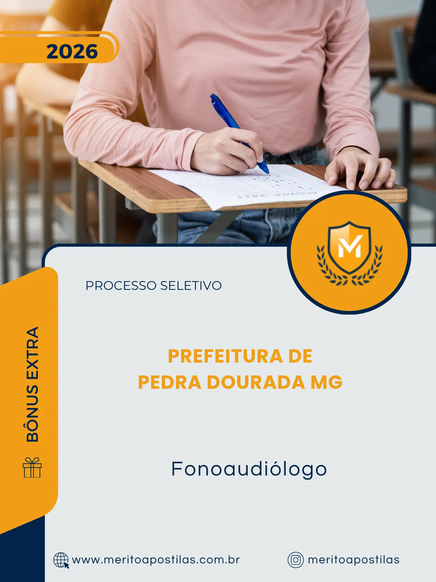 Apostila Fonoaudiólogo Prefeitura de Pedra Dourada MG 2026