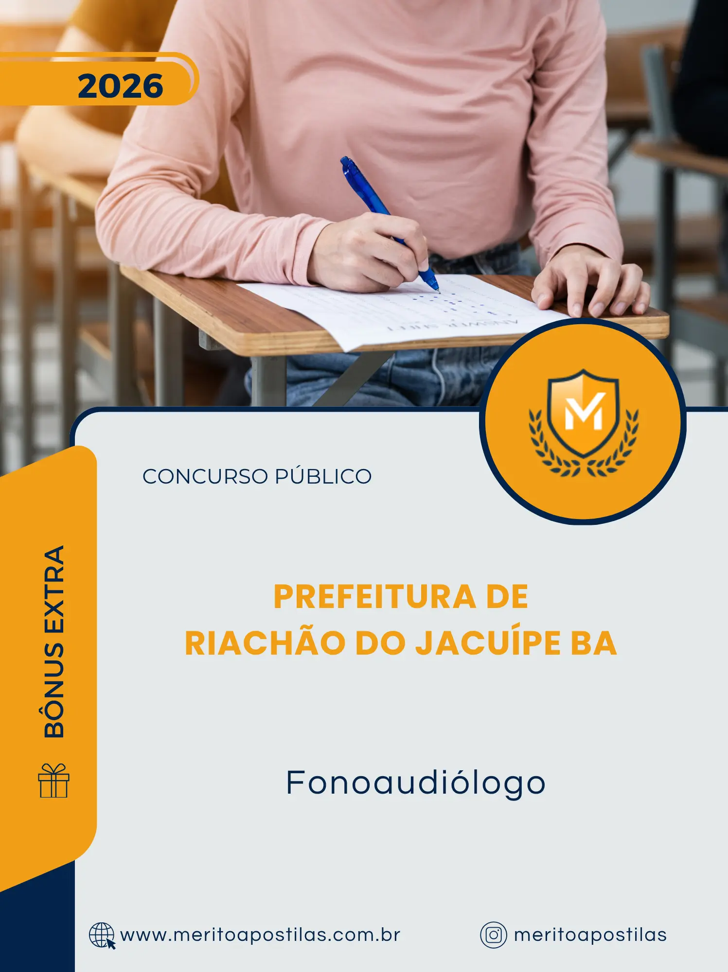 Apostila Fonoaudiólogo Prefeitura de Riachão do Jacuípe BA 2026