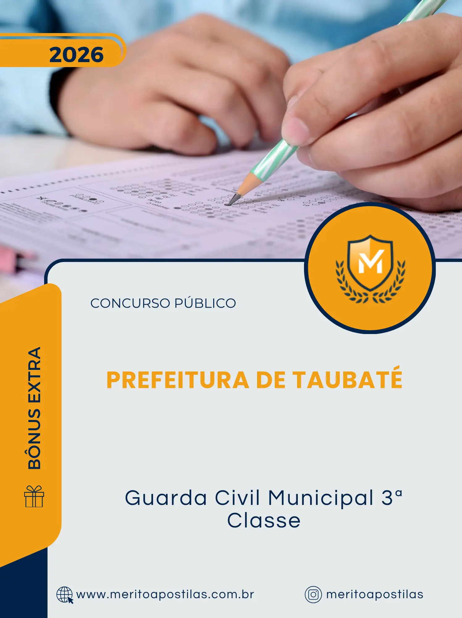 Apostila Guarda Civil Municipal 3ª Classe Prefeitura de Taubaté SP 2026