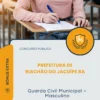 Apostila Guarda Civil Municipal Masculino Prefeitura de Riachão do Jacuípe BA 2026