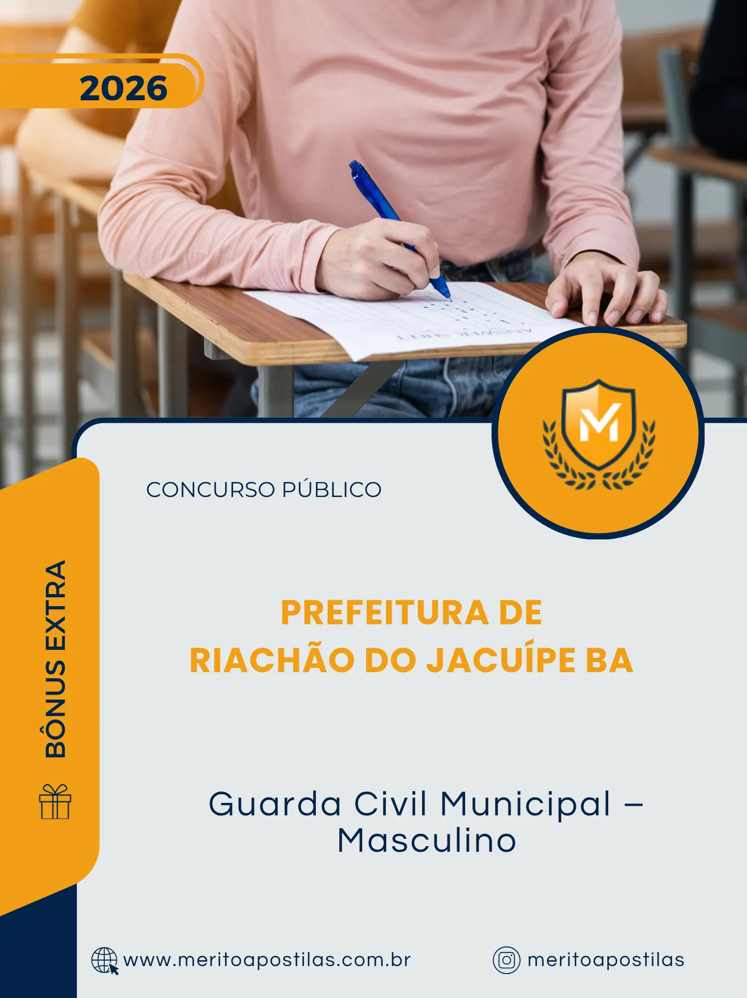 Apostila Guarda Civil Municipal Masculino Prefeitura de Riachão do Jacuípe BA 2026