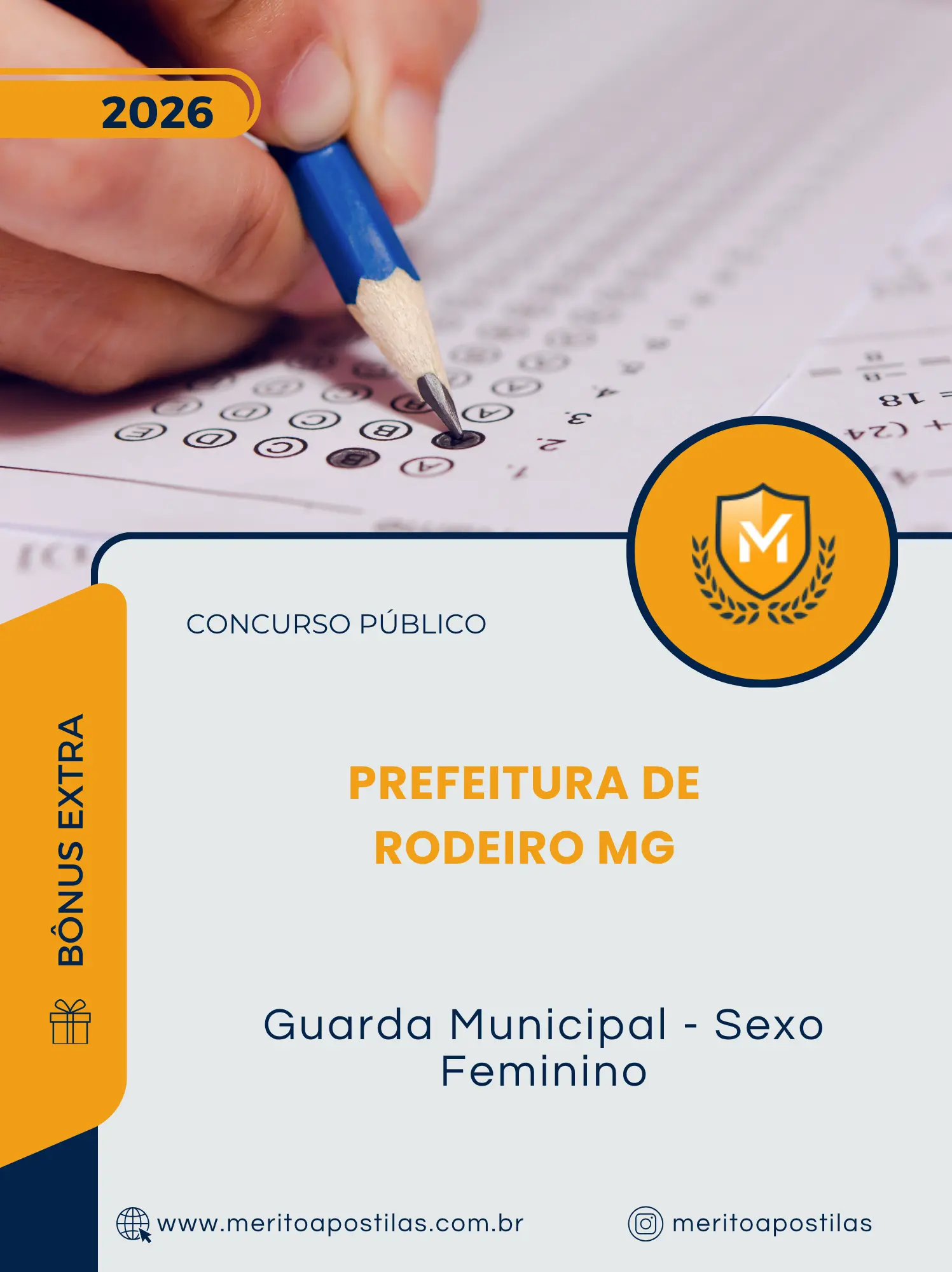 Apostila Guarda Municipal Sexo Feminino Prefeitura de Rodeiro MG 2026