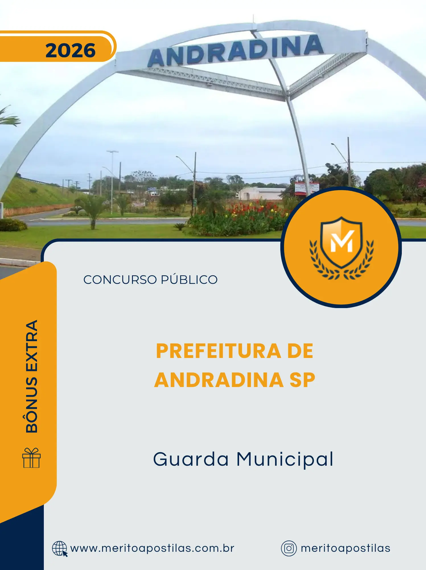 Apostila Guarda Municipal Prefeitura de Andradina SP 2026