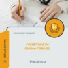 Apostila Mecânico Prefeitura de Cunha Porã SC 2026