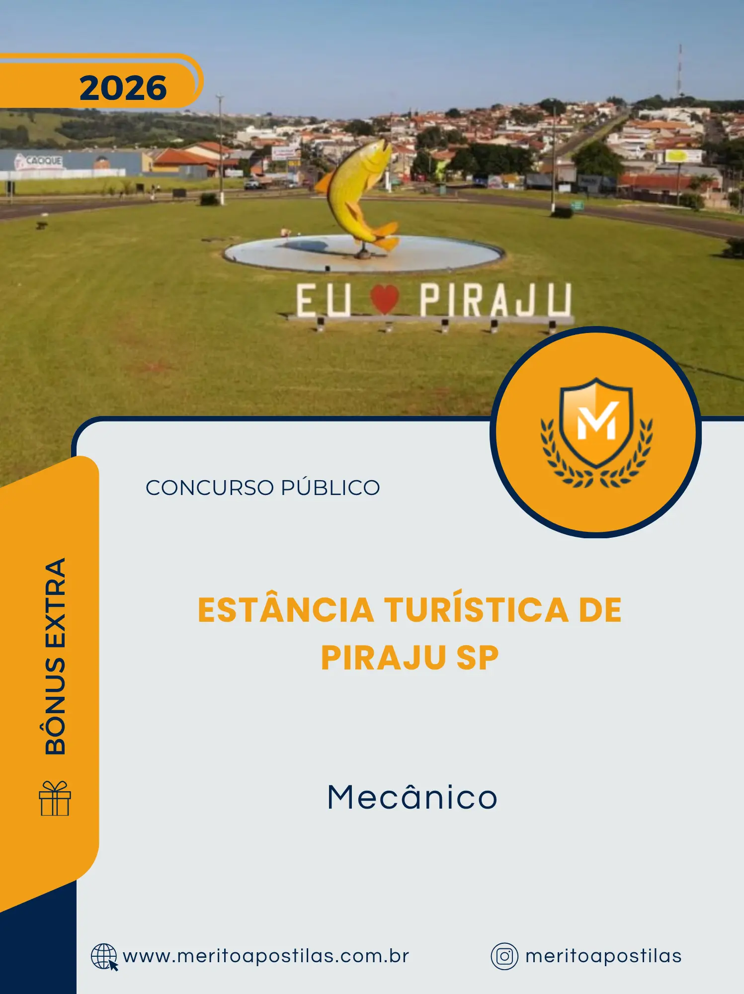 Apostila Mecânico Prefeitura da Estância Turística de Piraju SP 2026