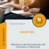 Apostila Mecânico de Manutenção de Veículos e Máquinas Concurso Público AMARP MG 2026