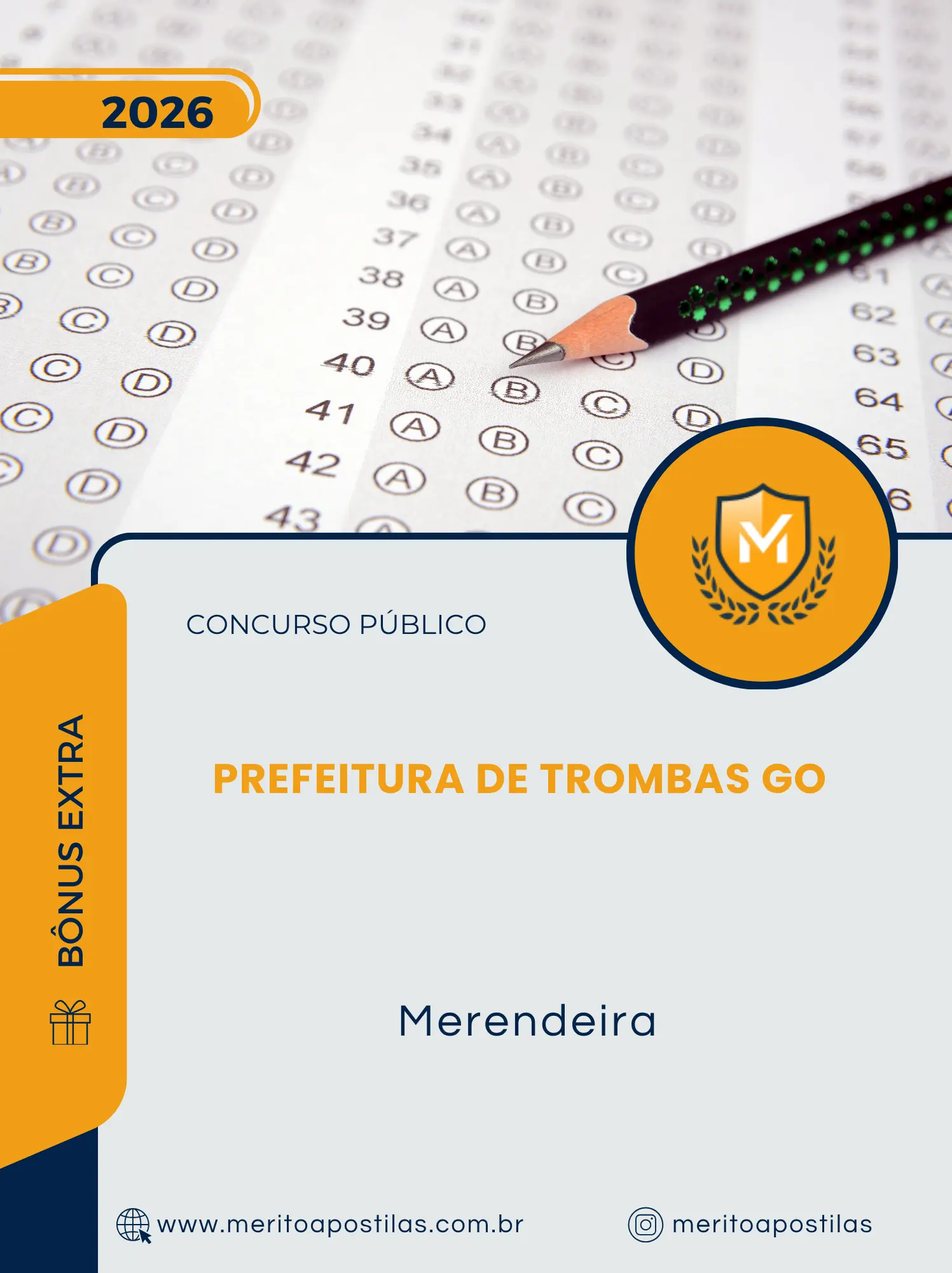 Apostila Merendeira Prefeitura de Trombas GO 2026