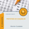 Apostila Monitor Cuidador Prefeitura de Caiçara RS 2026