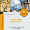 Apostila Monitor De Casa De Passagem Prefeitura de Mariana MG 2026